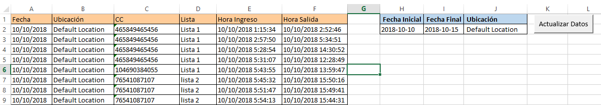 Consume webservices in Excel POST Final Consumption