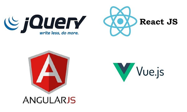  jQuery, React, Angular y Vue.js