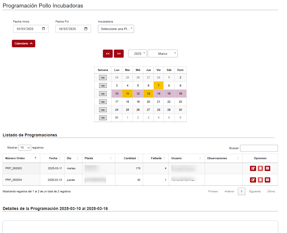 Programación de Pollito